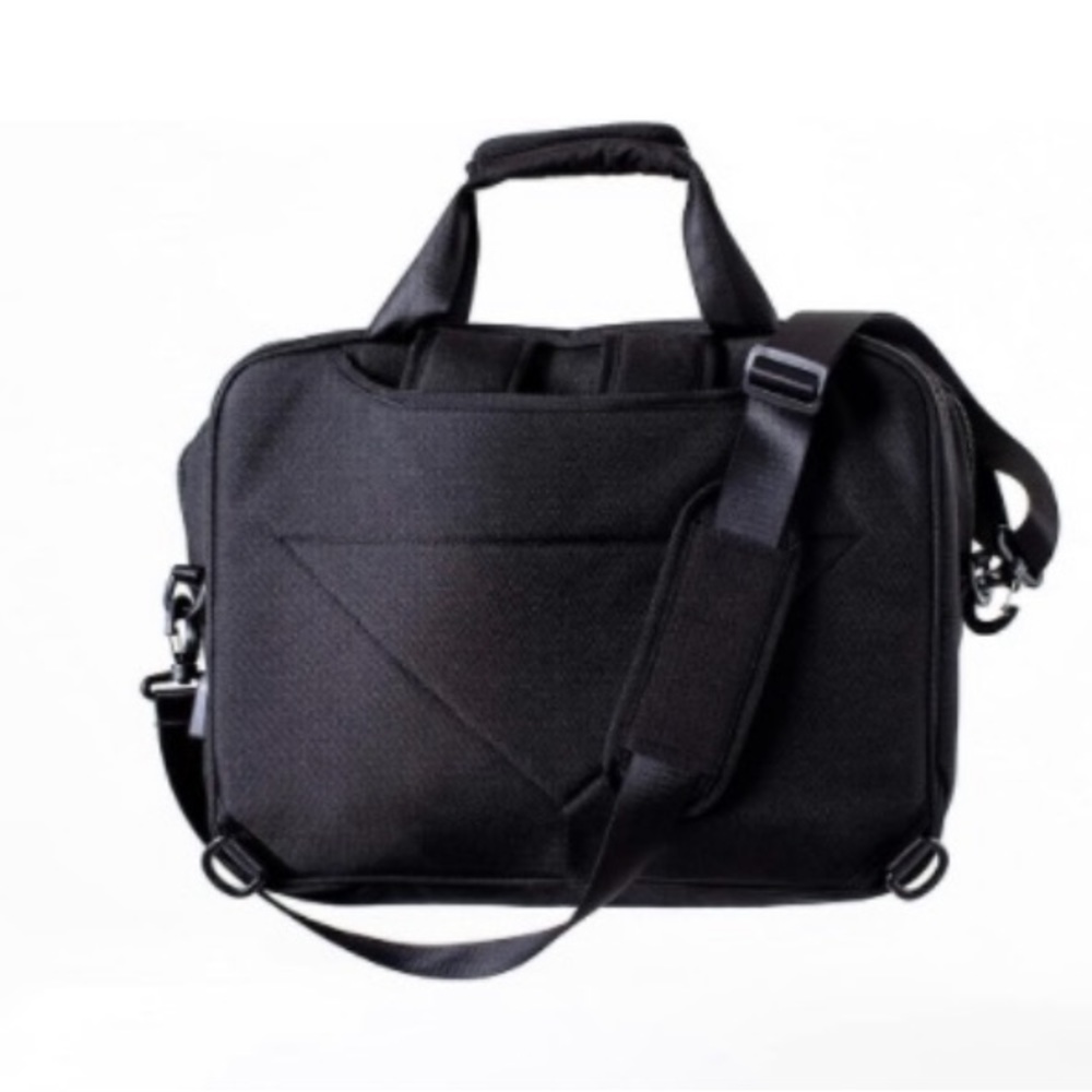 Versatex Checkered Black & White Adjustable Strap Laptop Bag NWT - Picture 5 of 6